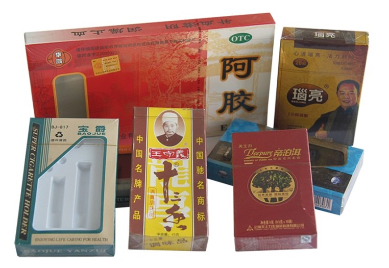 半自动透明膜包装效果展示1：