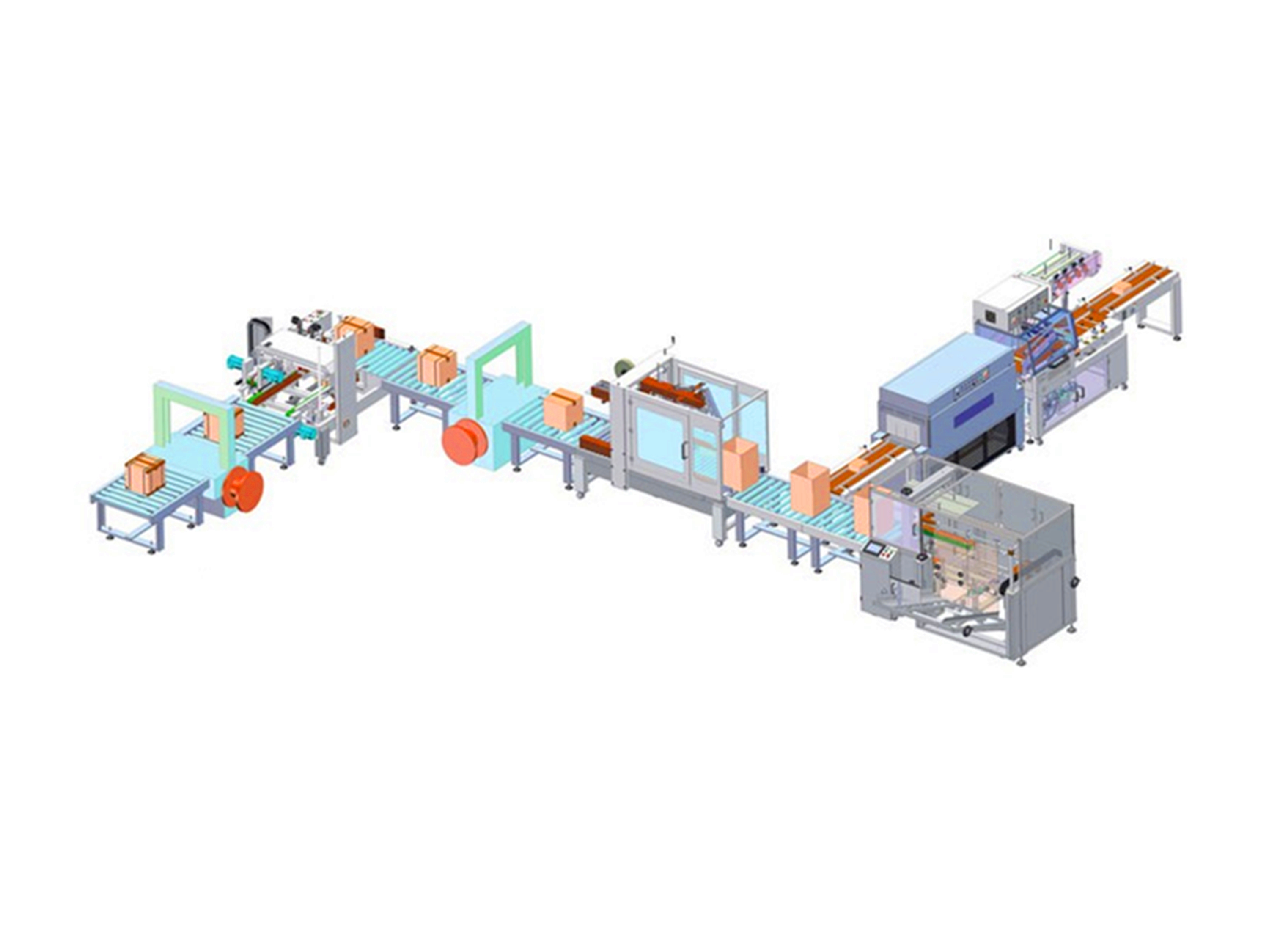 自动包装流水线