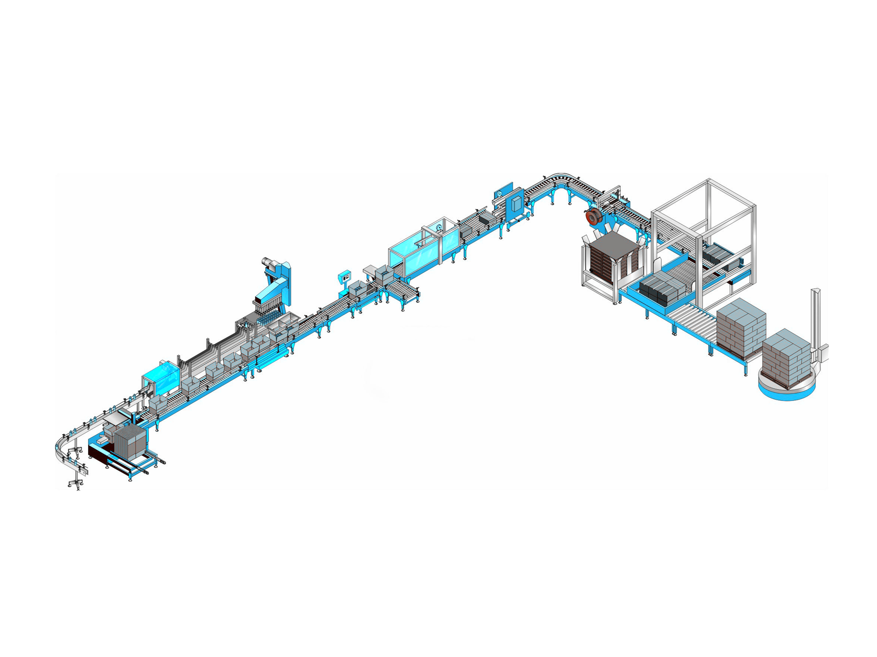 自动包装流水线